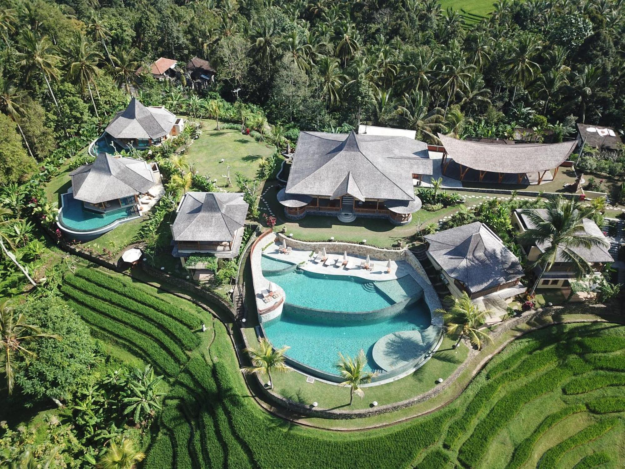 Puri Dajuma Terrace Eco Lodge & Spa Selemadeg  エクステリア 写真