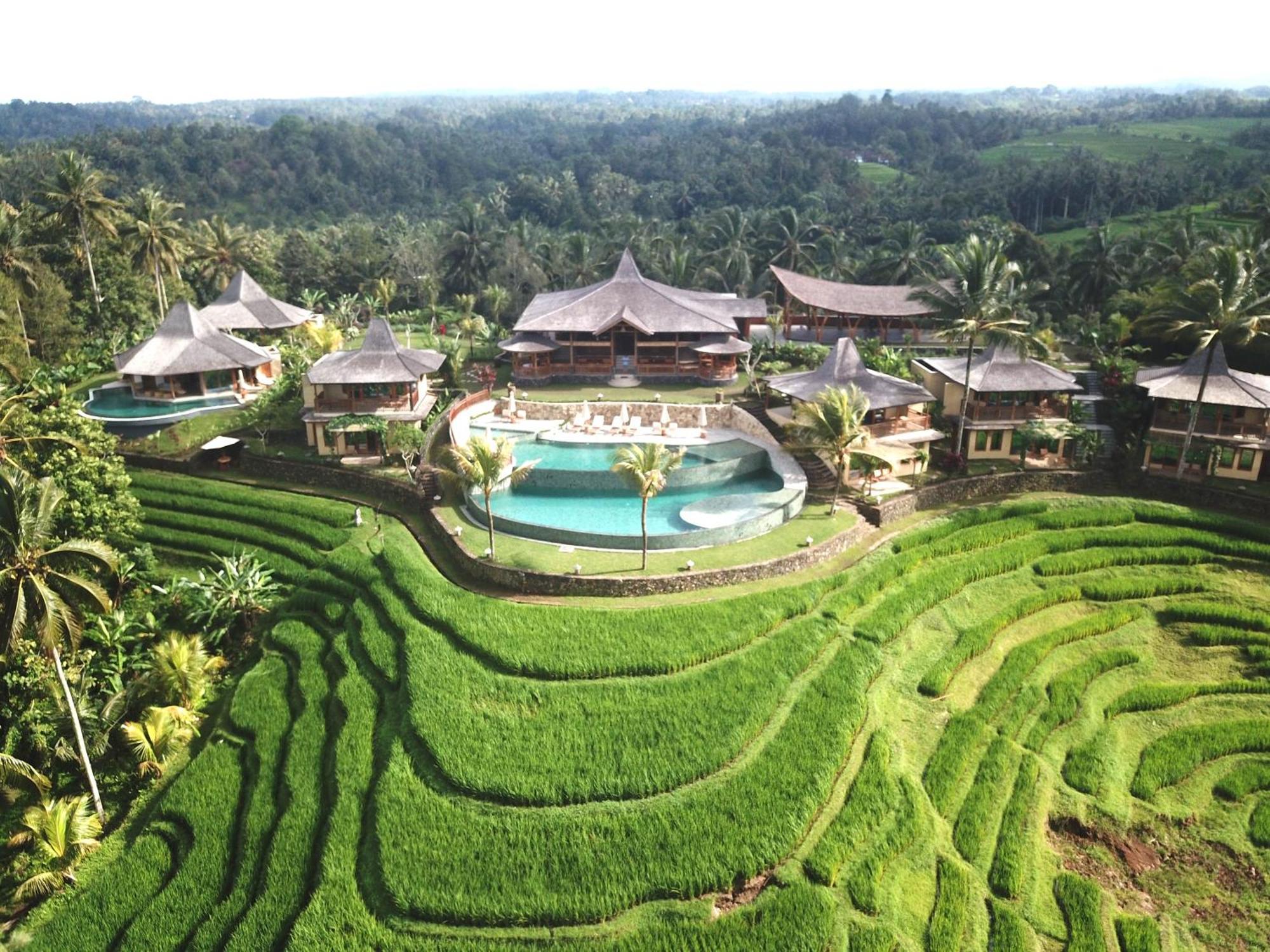 Puri Dajuma Terrace Eco Lodge & Spa Selemadeg  エクステリア 写真